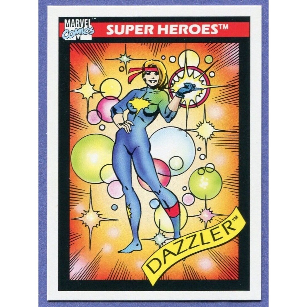 1990 Marvel Universe Card - #13 Dazzler